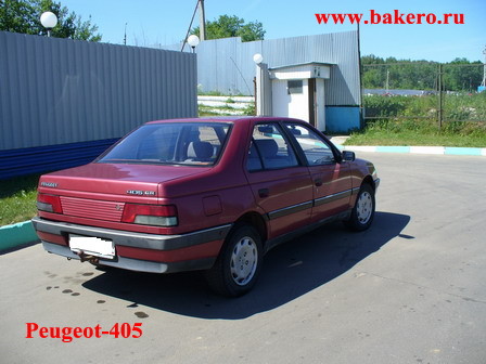 Peugeot-405: вид задней части
