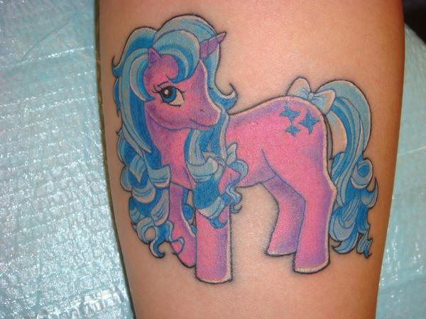 But I thought it was just rad at the time -- this purple My Little Pony 