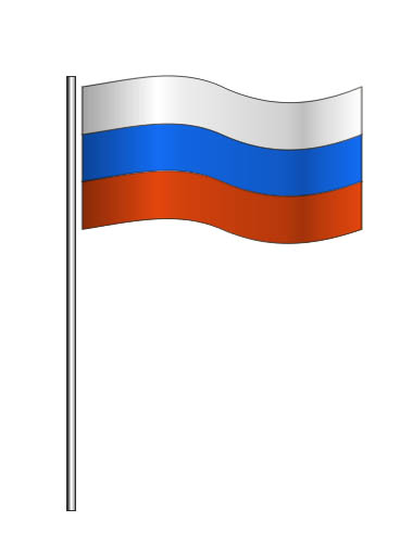 Развивающийся Российский Флаг Видео