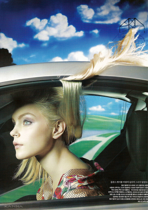 Vogue Korea January 2006 Jessica Stam by David Byun the Fashion Spot