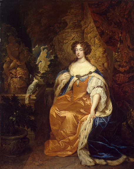Портрет Марии II Стюарт, королевы Англии, 1680 (456x575, 246Kb)