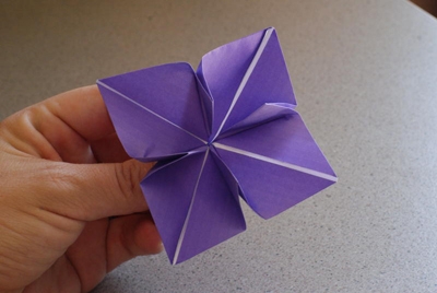 Букет цветов оригами из бумаги. Фото мастер-класс (13) (400x268, 77Kb)