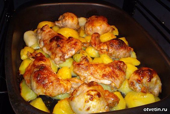 Мясо курицы в духовке рецепты