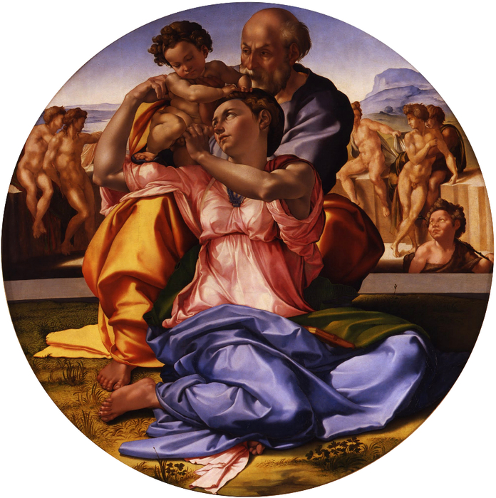 Michelangelo_Buonarroti_-_Tondo_Doni_-_Google_Art_Project (696x700, 531Kb)