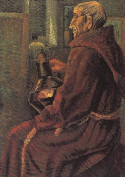 Сидящий Монк, 1925 (495x700, 205Kb)