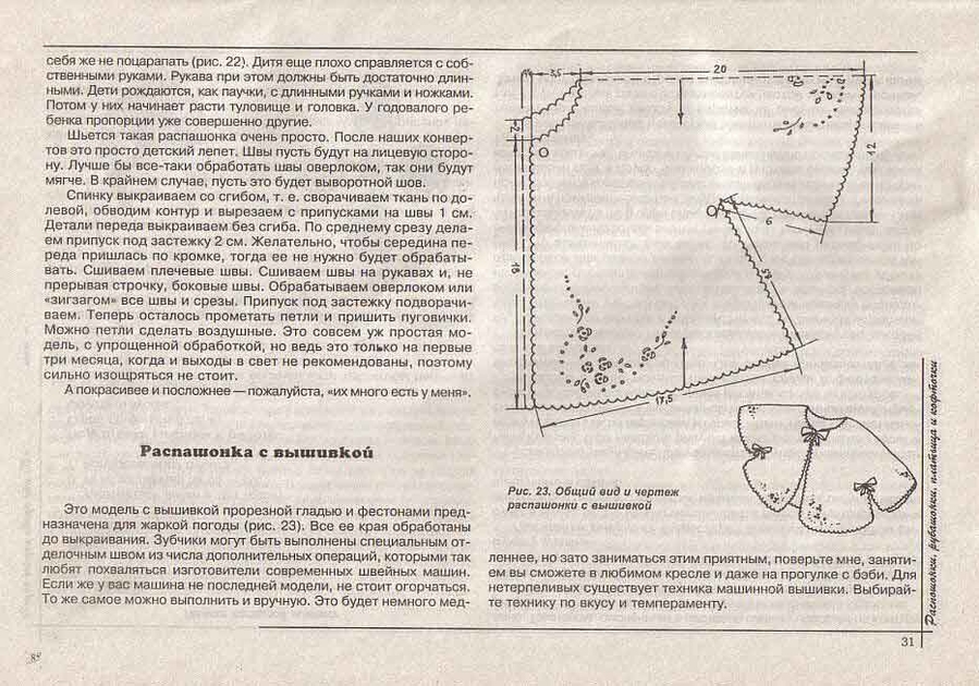Как сшить распашонки новорожденным Как сшить распашонки новорожденным