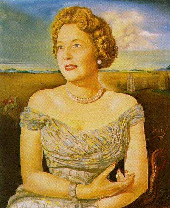 Portrait of Countess Ghislaine d'Oultremont, 1960 (570x700, 301Kb)