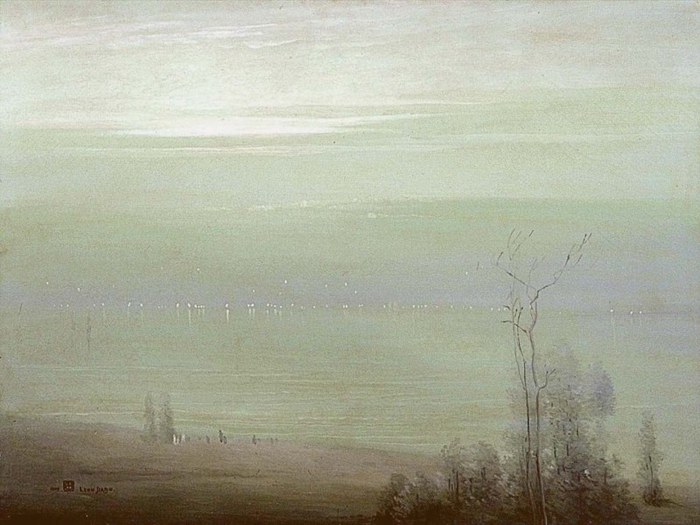 Вечер на Гудзоне, 1909 (700x525, 240Kb)