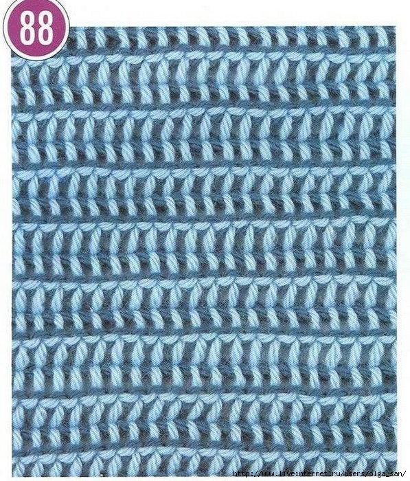 Tunisian Crochet 100 Patterns 050 (597x700, 466Kb)