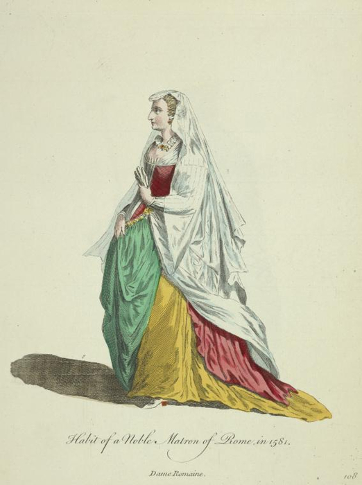 Dame Romaine. (1581) (522x700, 203Kb)
