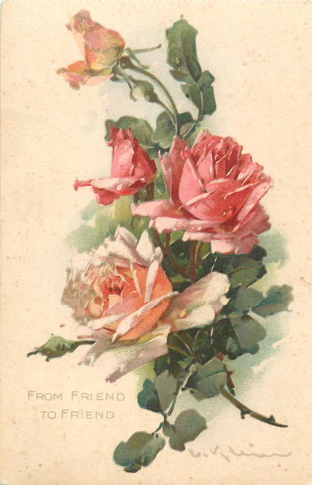 Винтаж: 1970 год Советские открытки Розы