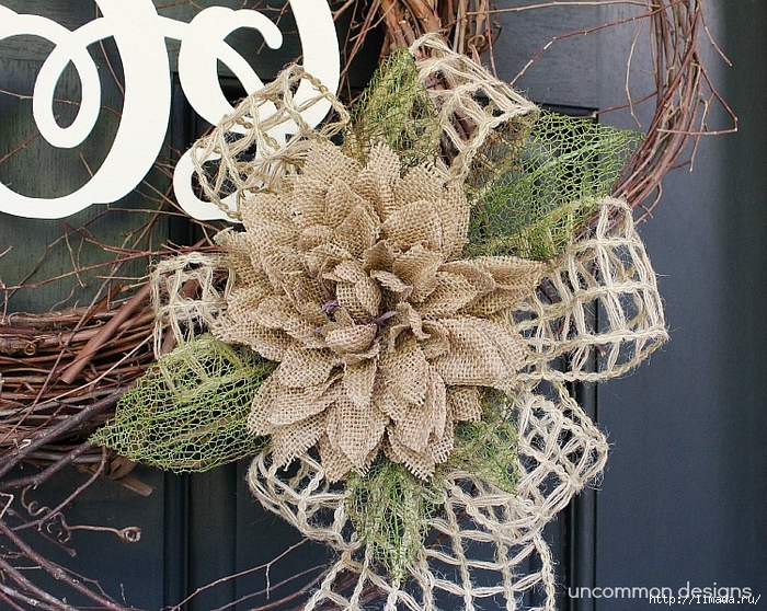 Monogram-wreath-burlap-flower (700x558, 461Kb)