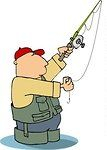 6265-Man-Wading-In-Water-While-Fishing-Clipart-Picture (107x150, 21Kb)