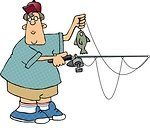 4211-Boy-Holding-A-Fish-And-Fishing-Pole-Clipart (150x128, 23Kb)