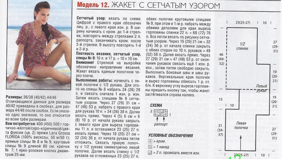Связать рукав прямой Связать рукав прямой