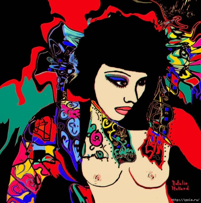 red-geisha-natalie-holland (695x700, 333Kb)