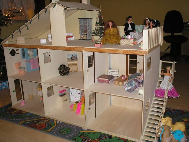 Кукольный домик из картона - 57 фото