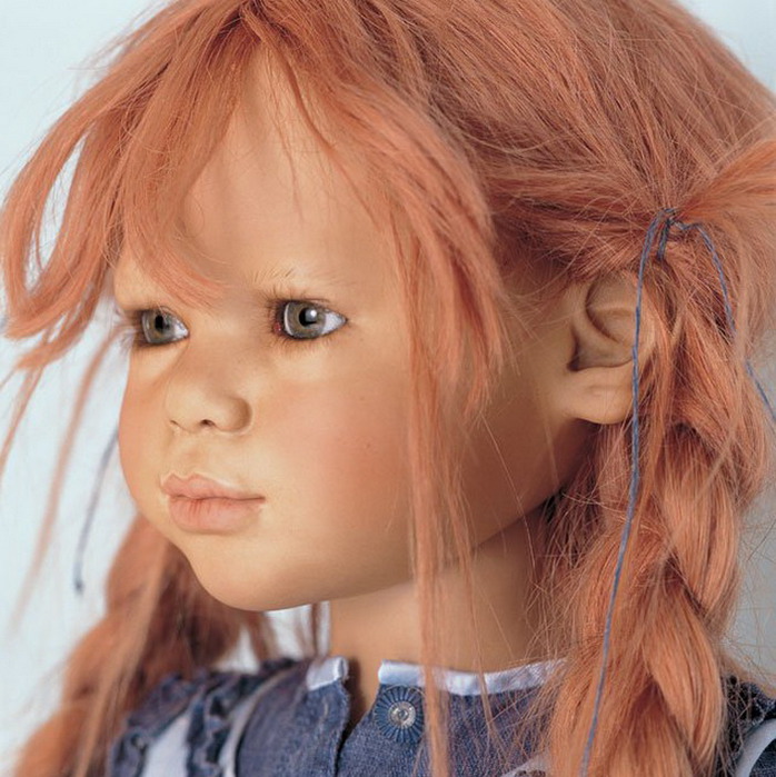 Коллекционные куклы Annette Himstedt/Частичка детства (698x699, 139Kb)