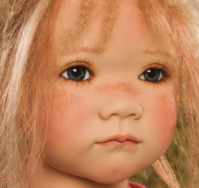 Коллекционные куклы Annette Himstedt/Частичка детства (699x659, 126Kb)