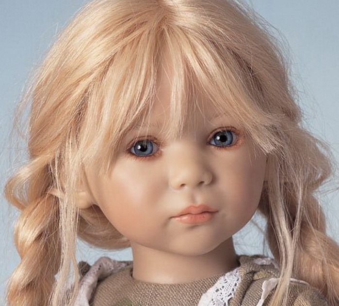 Коллекционные куклы Annette Himstedt/Частичка детства (699x632, 123Kb)