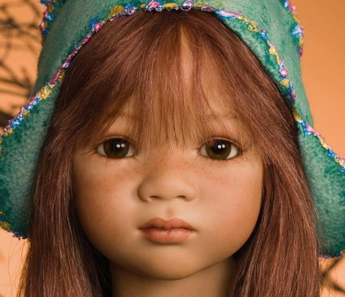 Коллекционные куклы Annette Himstedt/Частичка детства (699x603, 127Kb)