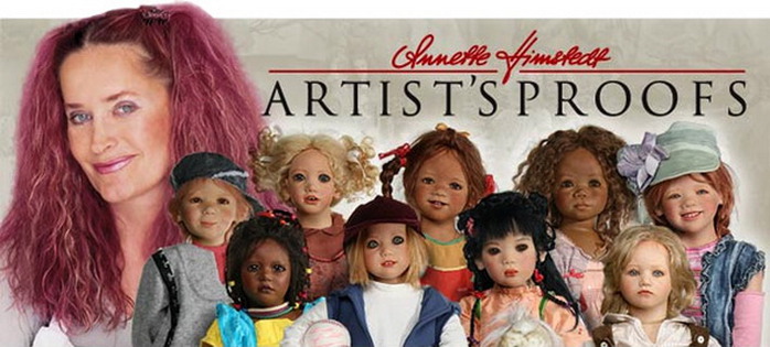 Коллекционные куклы Annette Himstedt/Частичка детства (698x315, 82Kb)