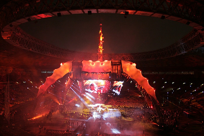 Долгожданный концерт 'U2' в Москве, 25 августа 2010 года.