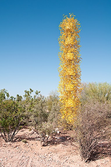 Стеклянные скульптуры Дейла Чихули в пустыне Феникс, Аризона 82433