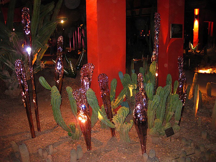 Стеклянные скульптуры Дейла Чихули в пустыне Феникс, Аризона 76330