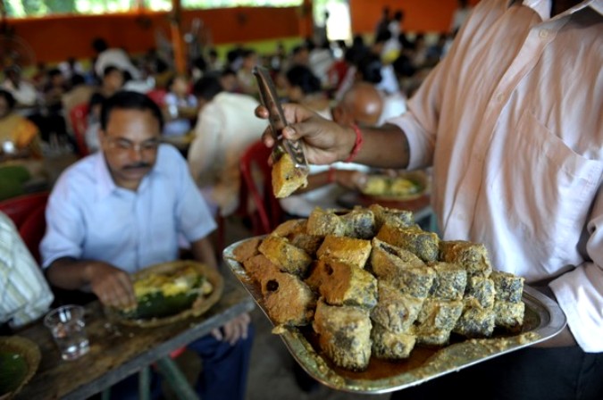 Хильса фестиваль (Hilsa festival) в Калькутте, 22 августа 2010 года.