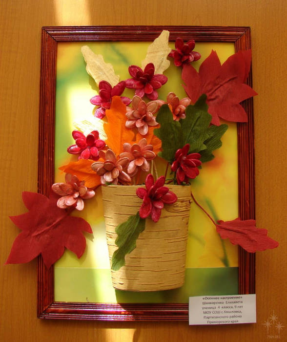 Рамки с цветами из бумаги