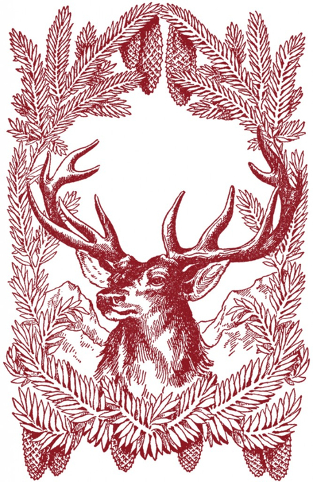 Vintage-Christmas-Deer-Images-GraphicsFairy-red-667x1024 (455x700, 473Kb)