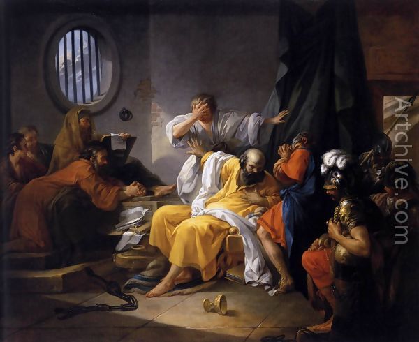 1Jacques Philip Joseph смерть сократа (600x490, 42Kb)