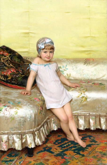 Michele Gordigiani - The Silk Divan (1879) (455x700, 95Kb)