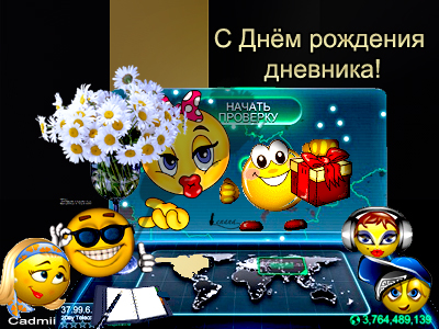 Дневники поздравления с днем рождения