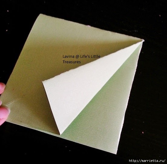 Елочки из бумаги в технике оригами (11) (552x542, 112Kb)