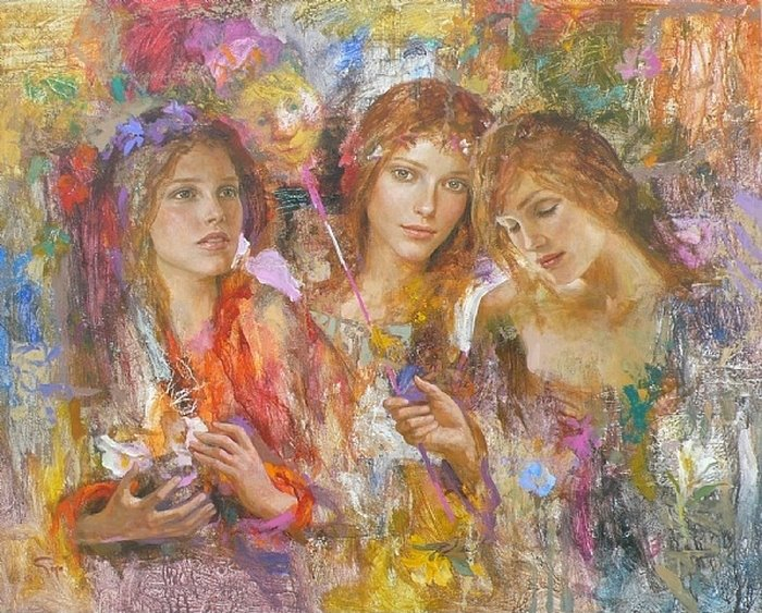 Goyo Dominguez 1960 - Spanish-born British Romantic Realist painter - Tutt'Art@ (38) (700x563, 463Kb)