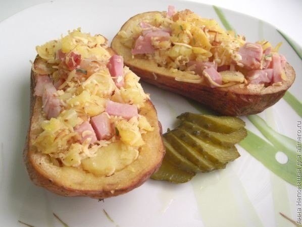 картофель с начинкой