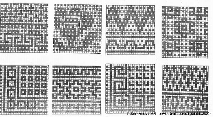 Вязание жаккардовых узоров для начинающих