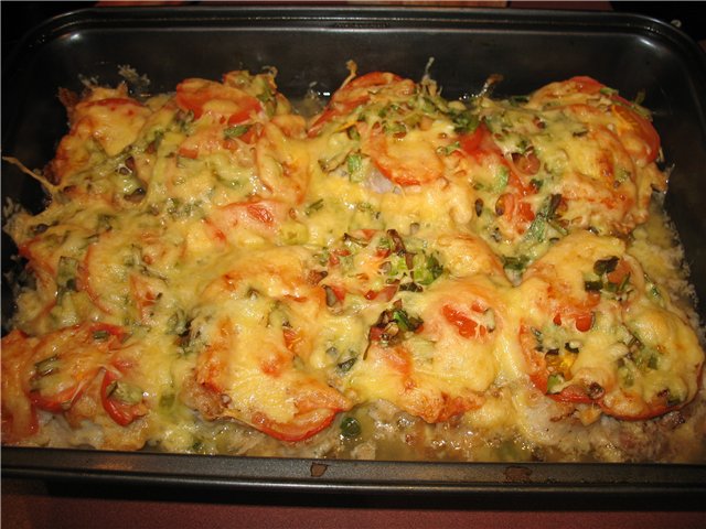 Мясо в духовке с картошкой под сыром рецепт с пошагово Мясо в духовке с картошкой под сыром рецепт с пошагово