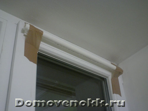Карниз для штор из пластиковых труб