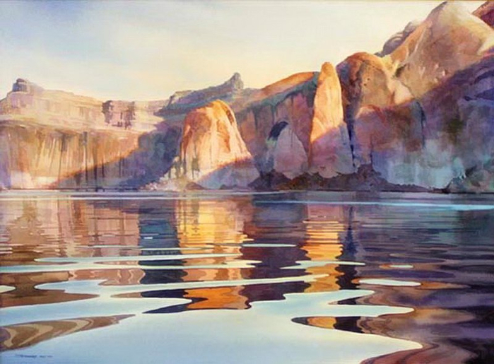 Как нарисовать картину с водой Как нарисовать картину с водой