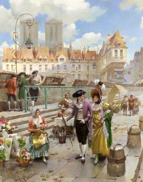 Французский художник Henry Victor Lesur 22 (549x700, 401Kb)