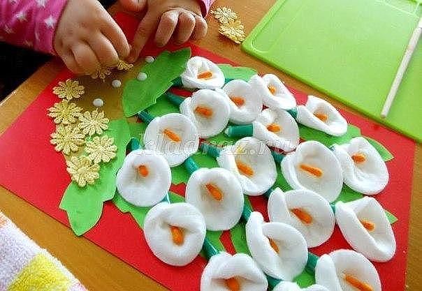 Цветы своими руками сделанные из ватных дисков Цветы своими руками сделанные из ватных дисков