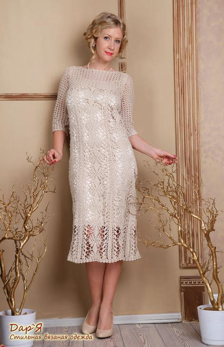 Crocheted-dress-Pearl-by-Darya-Krupnodiorova-in-full-height (451x700, 259Kb)