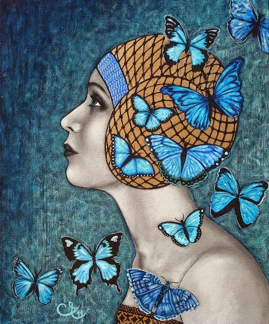 blue butterflies (532x640, 557Kb)