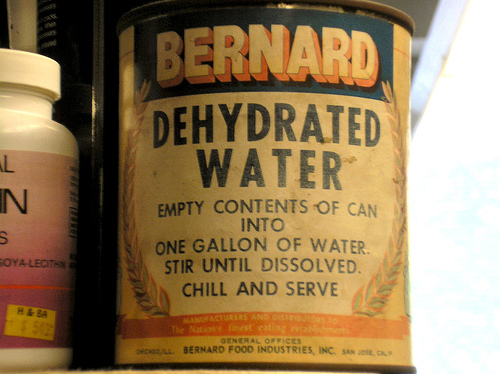 Dehydrated Water