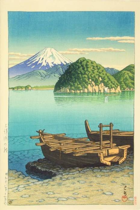 Японская классическая живопись Хасуи Кавасэ