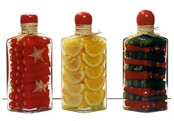 Декоративные бутылки для кухни с крупами