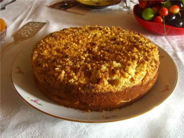 Пирог с крыжовником (малиной, земляникой, смородиной, яблоками)